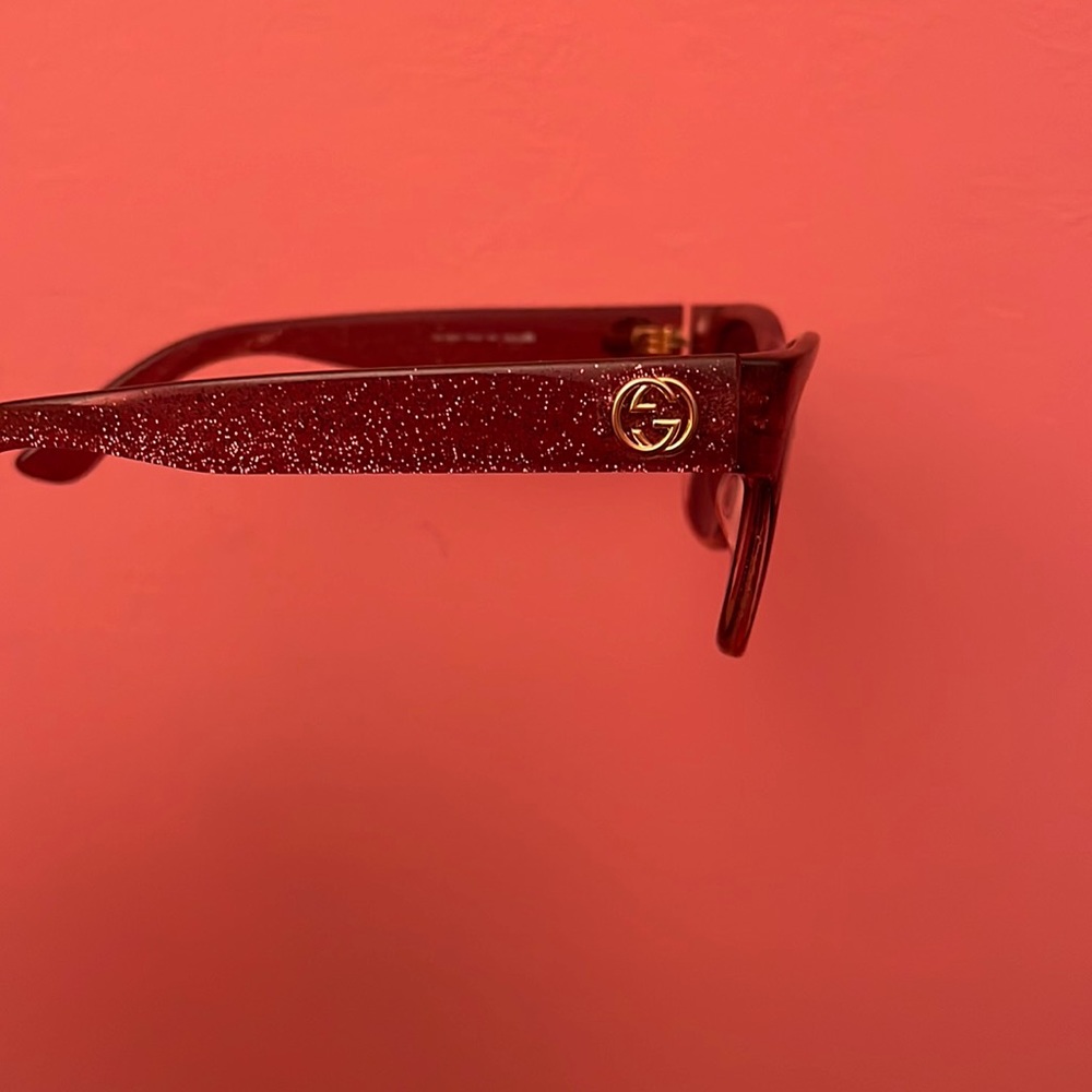 GG Gucci glasses (Sparkling/Glitter purple)